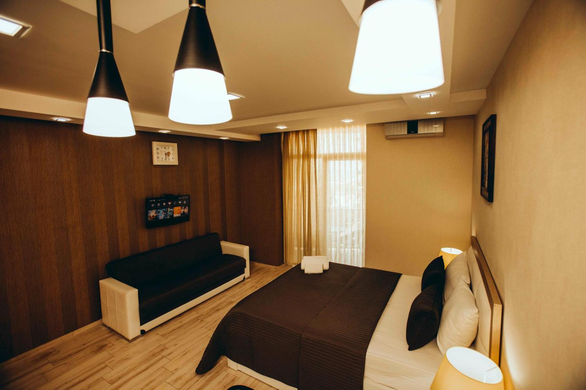 バトゥーミ Panorama Sea Towerアパートホテル エクステリア 写真